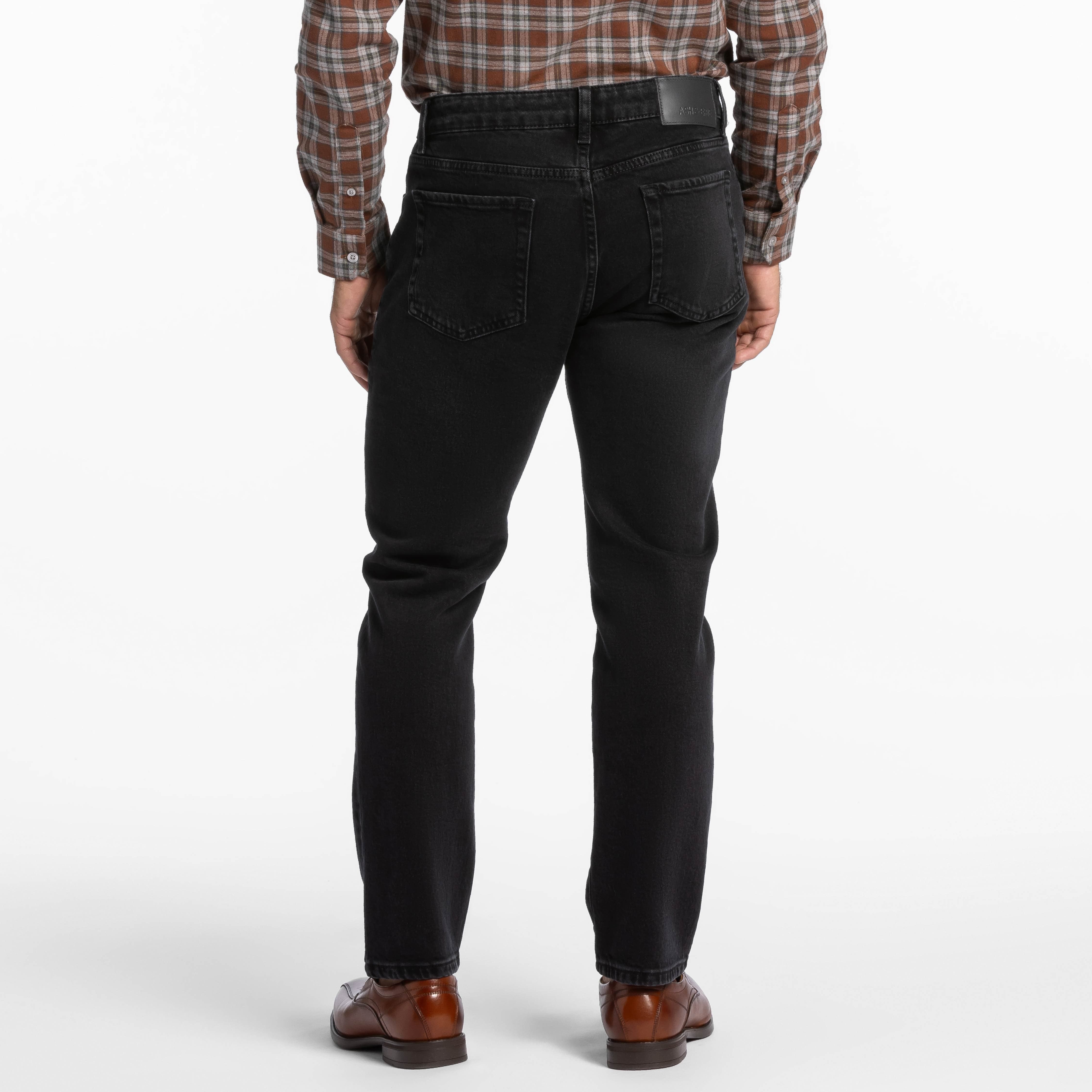 Washed Black Bull Denim Jeans
