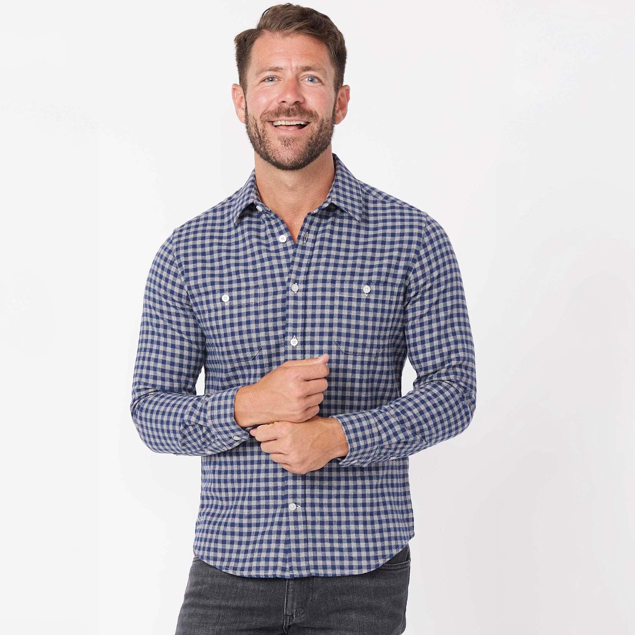 Alberta Gingham Flannel Shirt